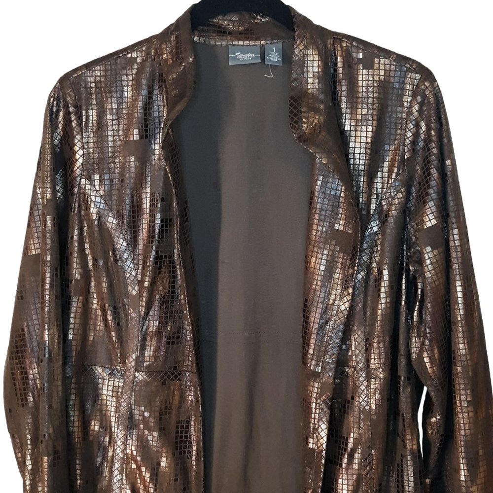 Metallic Duster Jacket - Picture 3 of 16